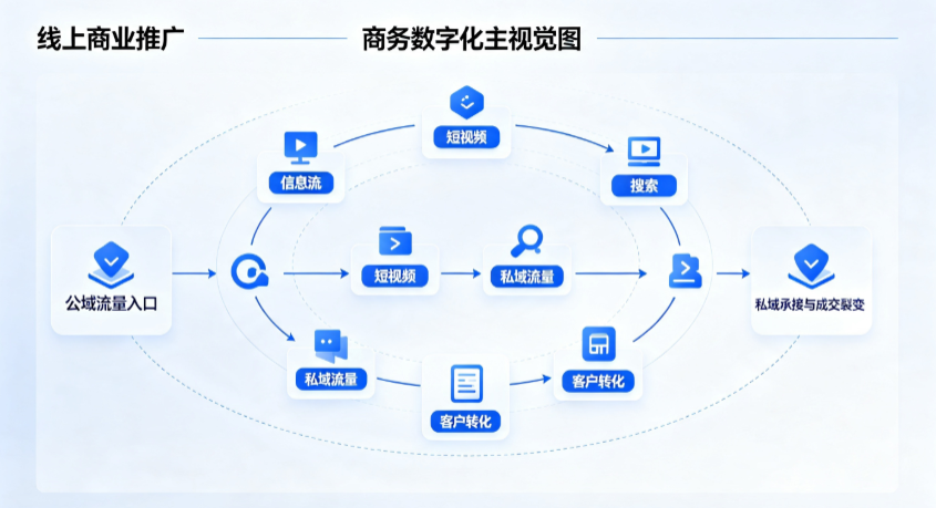 尖草坪区线上商业推广怎么做？全域流量闭环搭建与低成本转化实战指南
